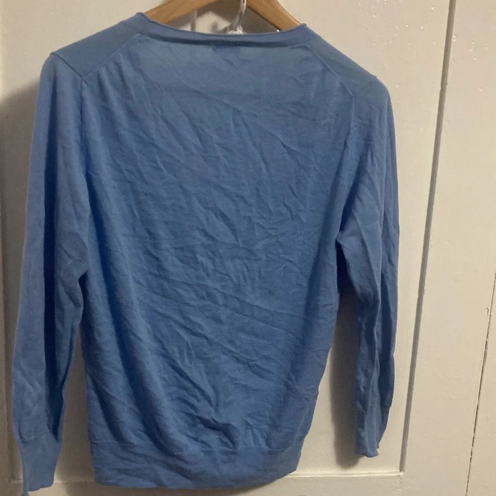 J. Crew Light Blue Cardigan Sweater - Picture 6 of 7